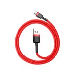 (1424) Kabelis USB2.0 A kištukas - USB C kištukas, 0.5m QC3.0 Cafule raudonas BASEUS - Image 8