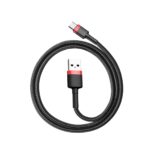 Baseus cable Cafule USB - USB-C 0,5 m 3A red-black - Image 8