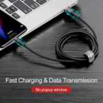 Baseus cable Cafule USB - USB-C 0,5 m 3A red-black - Image 13
