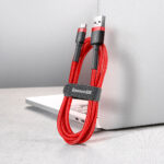 (1426) Kabelis USB2.0 A kištukas - USB C kištukas, 1.0m QC3.0 su nailoniniu šarvu raudonas BASEUS - Image 9