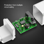 (1433) Sieninis įkroviklis 24W USB QC3.0, baltas - Image 10