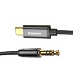 (1490) Kabelis / Adapteris USB C kištukas -  3.5mm stereo kištukas 1.2m juodas - Image 4