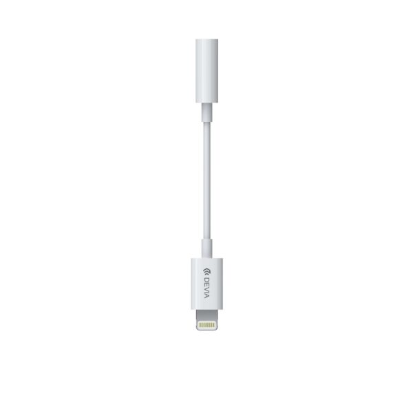Devia adapter EC090 jack 3,5mm - Lightning white