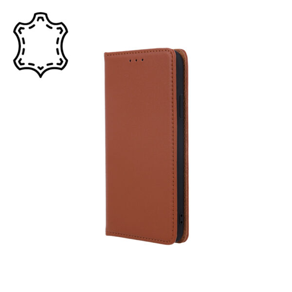 Genuine Leather Smart Pro for iPhone 16 Pro 6,3 brown