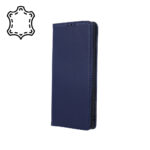 Genuine Leather Smart Pro case for Samsung Galaxy A51 navy blue
