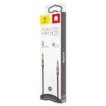 (1417) Jungiamasis garso kabelis 3.5mm-3.5mm stereo, 1m pilkas / juodas BASEUS - Image 8