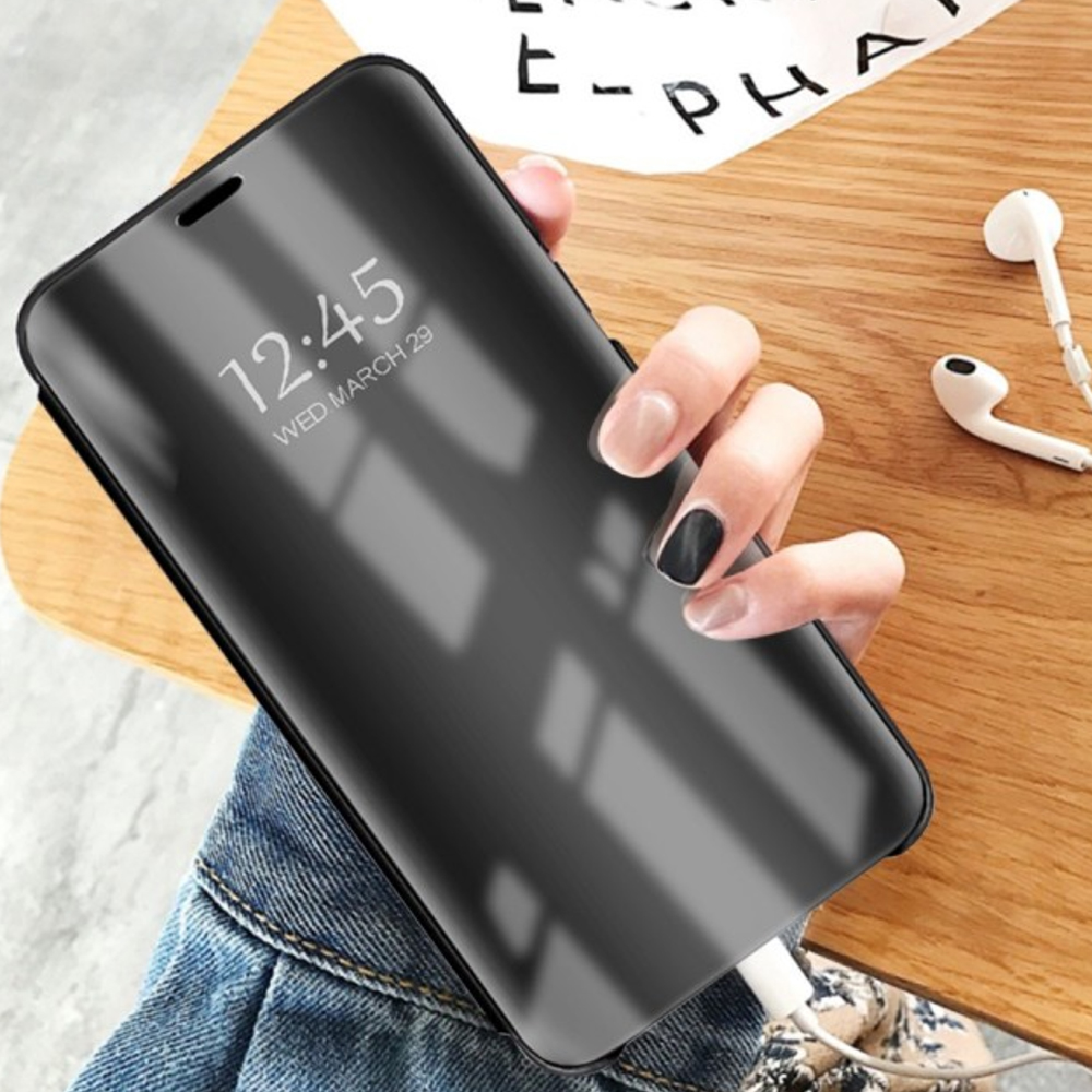 177056_oryg Smart Clear View case for Samsung Galaxy A14 4G / A14 5G black - Image 8