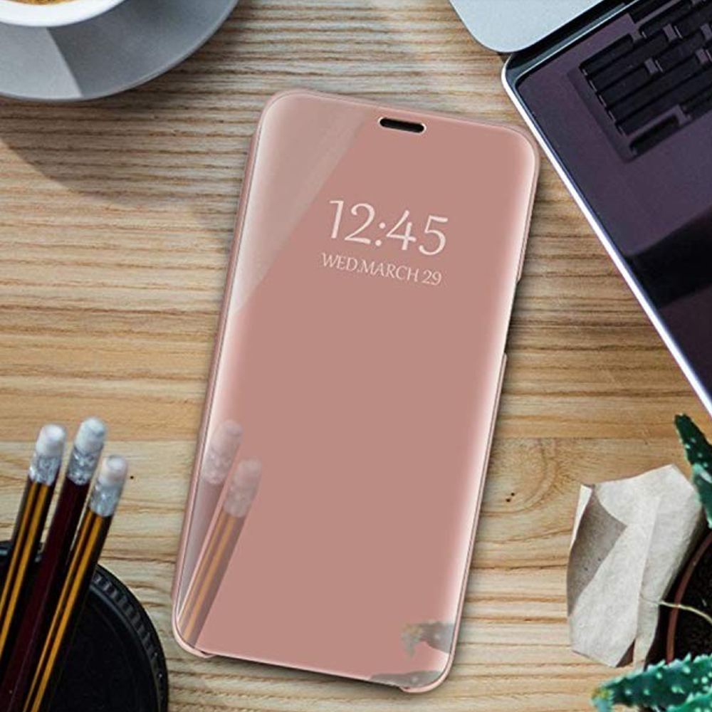 177073_oryg Smart Clear View case for Xiaomi Redmi Note 7 pink - Image 7