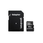Atminties korta Goodram microSD 32Gb (class 10)  +SD Adapteris