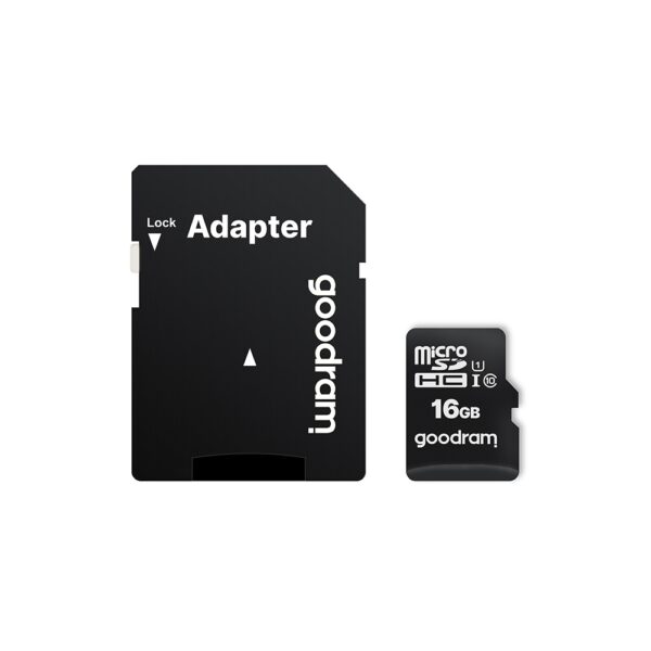 Atminties korta Goodram16GB+SD adapter