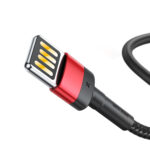 Baseus cable Cafule PD USB-C - USB-C 2,0 m 5A red-black 100W - Image 12