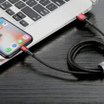 Baseus cable Cafule PD USB-C - USB-C 2,0 m 5A red-black 100W - Image 14