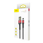 Baseus cable Cafule PD USB-C - USB-C 2,0 m 5A red-black 100W - Image 15