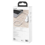 (1423) Kabelis USB C kištukas - USB C kištukas, duomenų perdavimui ir krovimui iki 100W 2m juodas Cafule Metal BASEUS - Image 12