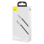 (1423) Kabelis USB C kištukas - USB C kištukas, duomenų perdavimui ir krovimui iki 100W 2m juodas Cafule Metal BASEUS - Image 11