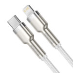 Baseus cable Cafule Metal PD USB-C - Lightning 2,0 m white 20W - Image 3