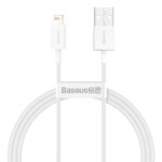 (1412) Kabelis USB2.0 A kištukas - IP Lightning kištukas 1.0m baltas Superior serijos BASEUS