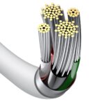 (1412) Kabelis USB2.0 A kištukas - IP Lightning kištukas 1.0m baltas Superior serijos BASEUS - Image 6