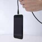 Maxlife MXUC-03 magnetic cable USB - Lightning + USB-C + microUSB 1,0 m 3A black nylon - Image 6