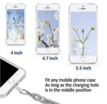 Universal neck strap for phones black - Image 8