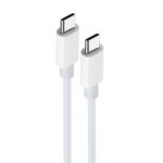 Maxlife MXUC-05 cable USB-C - USB-C 2,0 m 100W white