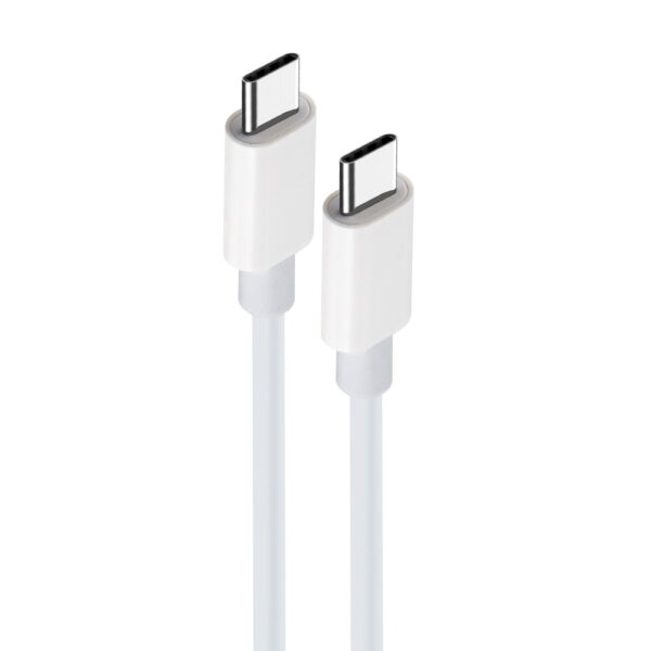 Maxlife MXUC-05 cable USB-C - USB-C 2,0 m 100W white