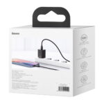 (1447) Sieninis įkroviklis Super Si 20W USB-C QC3.0 PD, juodas - Image 8