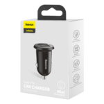 (1434) Automobilinis įkroviklis 12-24V 2xUSB 4.8A, juodas - Image 8
