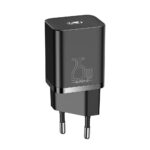Įkroviklis Baseus Super Si 25W+Type-C laidas Juodas - Image 4