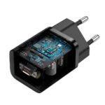 Įkroviklis Baseus Super Si 25W+Type-C laidas Juodas - Image 5