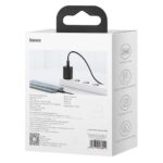 Įkroviklis Baseus Super Si 25W+Type-C laidas Juodas - Image 9