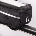 Waterproof bike frame bag with phone holder black - Image 5