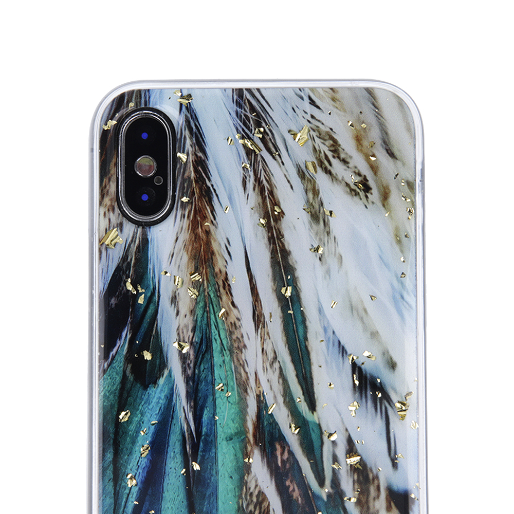 248270_oryg-1 Gold Glam case for Samsung Galaxy A55 5G feathers - Image 5
