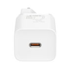 Baseus wall charger Super Si PD 25W 1x USBC white + USB-C - USB-C cable - Image 5