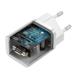 Baseus wall charger Super Si PD 25W 1x USBC white + USB-C - USB-C cable - Image 8