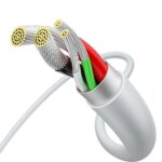 (1418) Kabelis USB2.0 A kištukas - micro USB kištukas 1.0m 2A baltas Superior serija BASEUS - Image 5