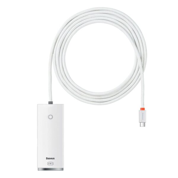 Baseus adapter HUB Lite USB-C to 4x USB 3.0 2,0m white