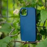 Satin case for Samsung Galaxy S21 FE dark blue - Image 7