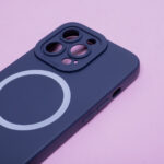 Silicon Mag case for iPhone 14 6,1" dark blue - Image 3