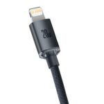Baseus cable Crystal Shine USB-C - Lightning 2,0 m 20W black - Image 3