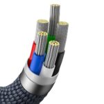 Baseus cable Crystal Shine USB-C - Lightning 2,0 m 20W black - Image 5