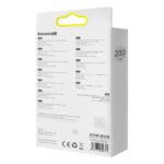 Baseus cable Crystal Shine USB-C - Lightning 2,0 m 20W black - Image 6