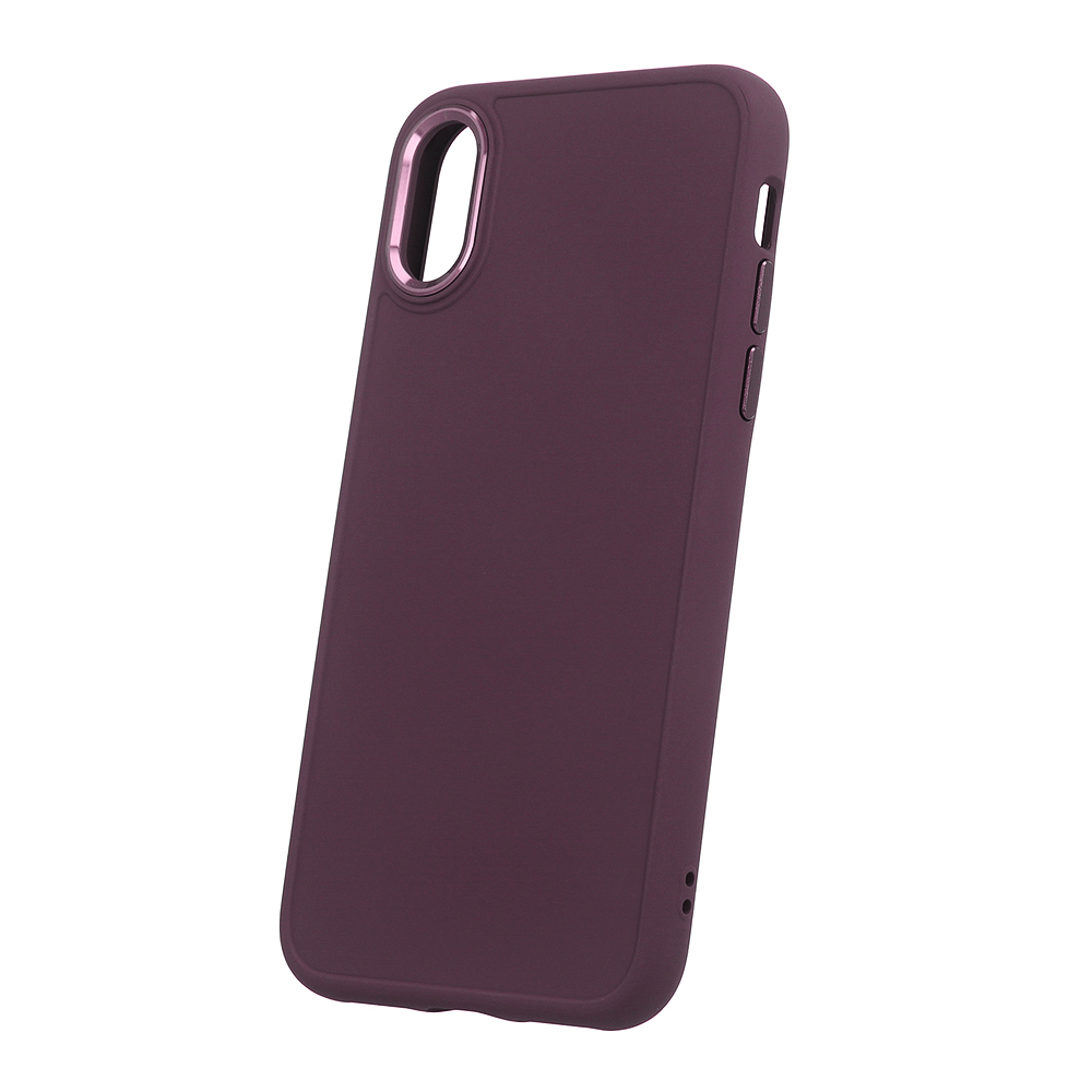 296847_oryg Satin case for iPhone X / XS burgundy - Image 1