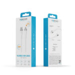 Forever Flexible cable USB-C - Lightning 2,0 m 20W white - Image 6