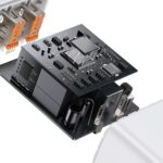 (1451) Sieninis įkroviklis 30W 2xUSB + USB-C QC3.0 PD3.0, baltas - Image 7