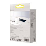 (1451) Sieninis įkroviklis 30W 2xUSB + USB-C QC3.0 PD3.0, baltas - Image 8
