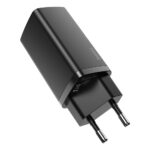 (1439) Sieninis įkroviklis GaN2 Lite 65W USB + USB-C QC4+ PD3.0 SCP FCP AFC, juodas - Image 4