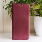 Smart Magnetic case for Samsung Galaxy S25 burgundy - Image 11