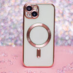 Color Chrome Mag case for iPhone 15 Pro 6,1 rose gold - Image 5