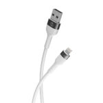 Forever Flexible cable USB - Lightning 1,0 m 2.4A white - Image 4